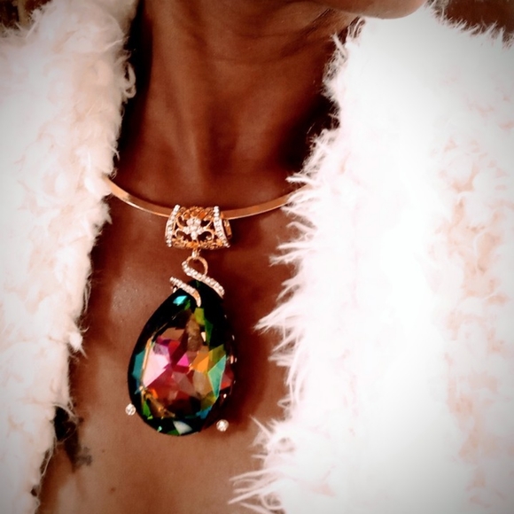 Rhinestones Collar Necklace - Picture 1 of 3